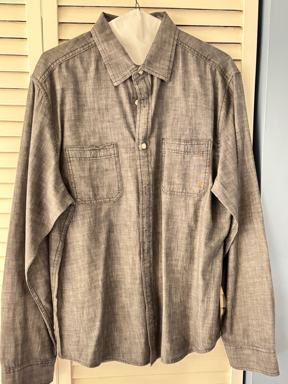 Goodfellow & Co Gray Casual Button-Down Shirt